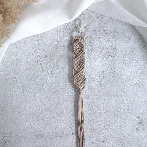 Makramee Schlüsselanhänger Anleitung