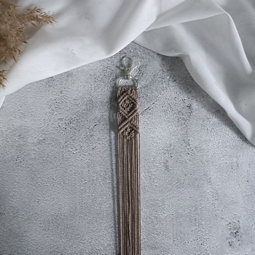 Makramee Schlüsselanhänger Anleitung