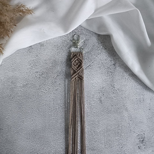 Makramee Schlüsselanhänger Anleitung