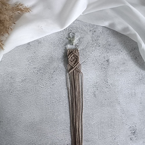 Makramee Schlüsselanhänger Anleitung