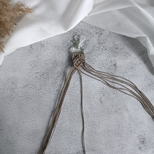 Makramee Schlüsselanhänger Anleitung