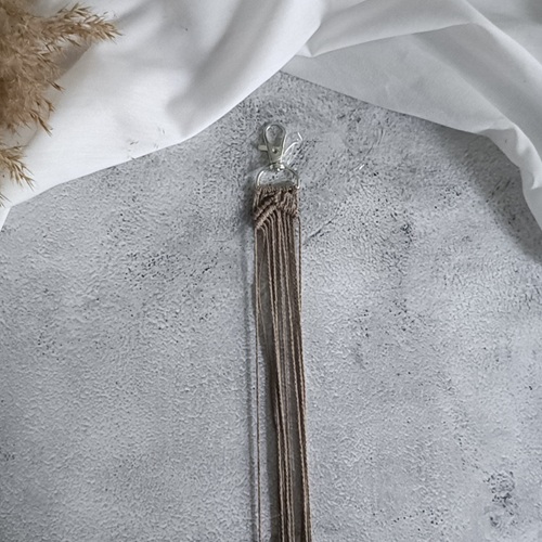 Makramee Schlüsselanhänger Anleitung